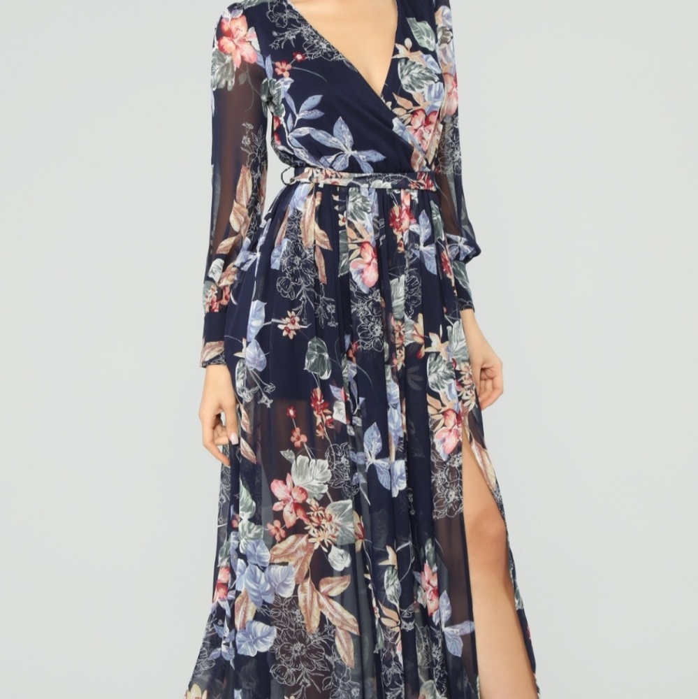 Sheer Maxi Dress - Picture 2 of 5
